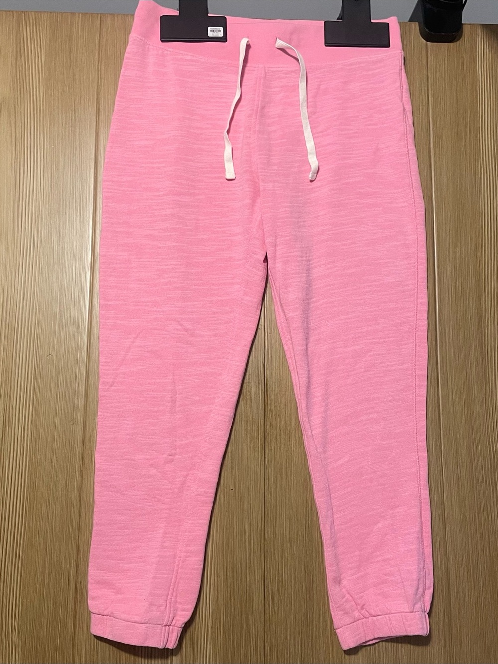 J.Crew Pink Slub French Terry Joggers Drawstring Sweatpants Medium